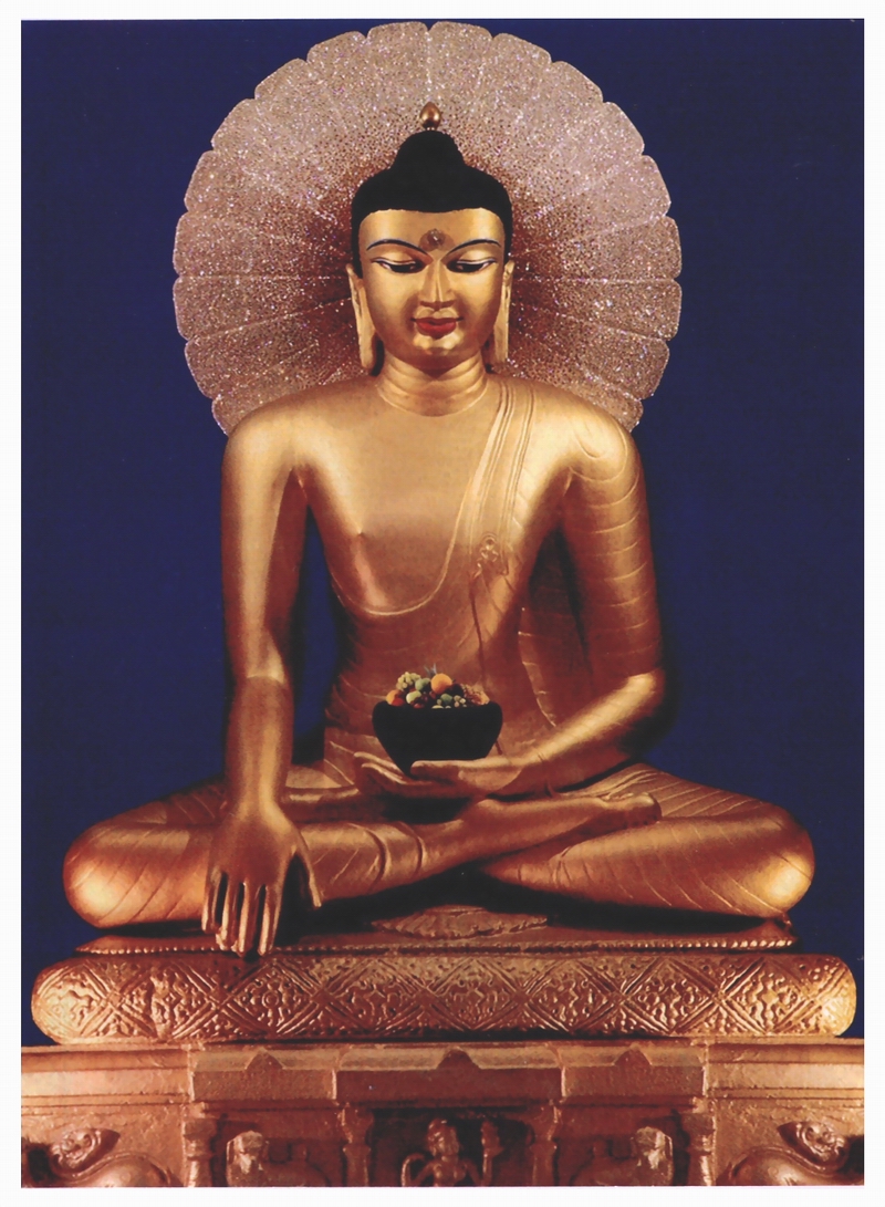 印度菩提迦耶大菩提寺─釋迦牟尼佛聖像01.JPG