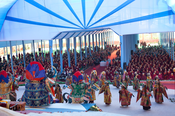 大寶法王噶瑪巴首次於印度的金剛舞11.jpg