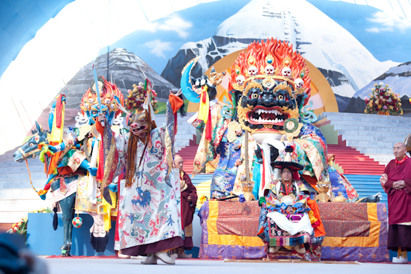 大寶法王噶瑪巴首次於印度的金剛舞6.jpg