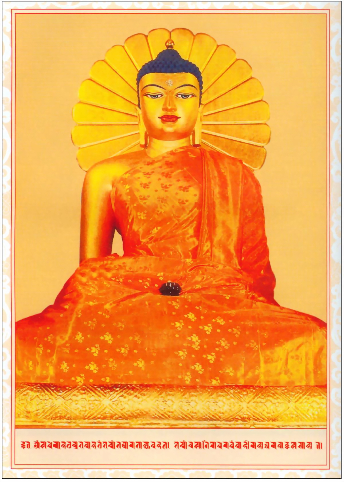 印度菩提迦耶─大菩提寺─釋迦牟尼佛聖像1.jpg